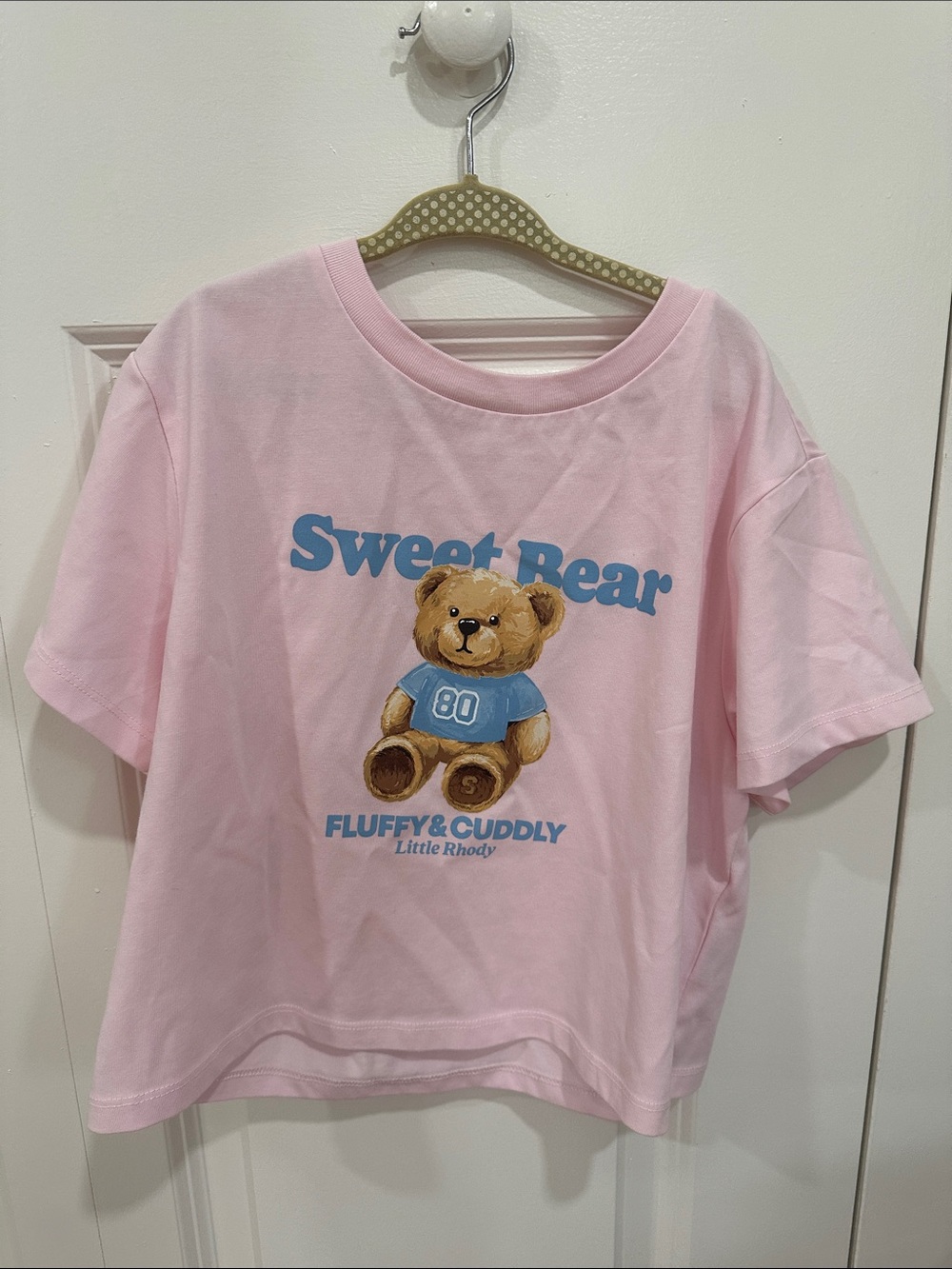 Sweet Bear Pink Kids Graphic Tee by